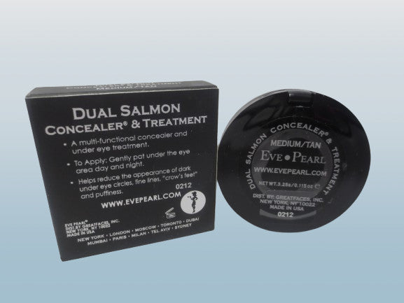 EVE PEARL Dual Salmon Concealer & Treatment Medium Tan 0.115 oz Boxed Lot of 10