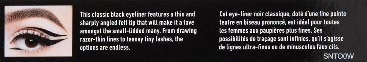 Set of 2 Liquid Eyeliner Pens with Fine Tips for Precise Winged Looks