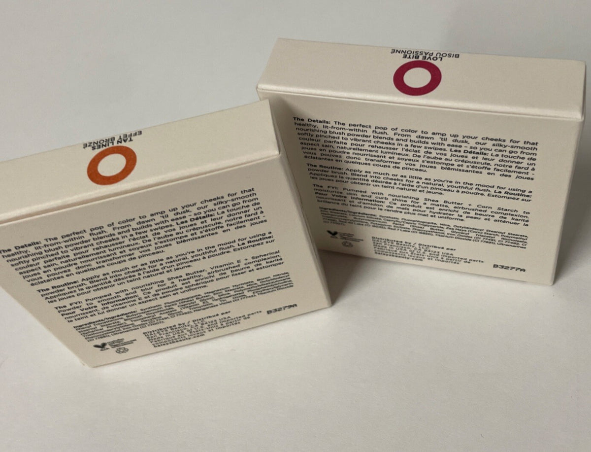 Powder Blush Tan Lines & Love Bite – 2 Pack Smoothing Powder Blush 5.2g Each