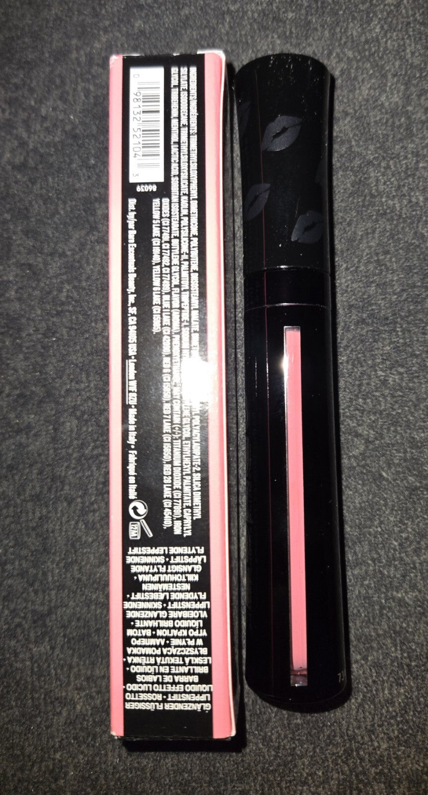 Liquid Lipstick Push Up Pink - Shiny Lip Gloss for Full Lips