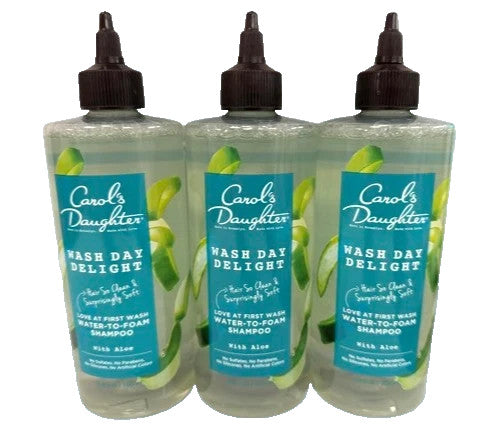 Water to Foam Shampoo Set - 16.9 Oz Lot of 3 for Wash Day