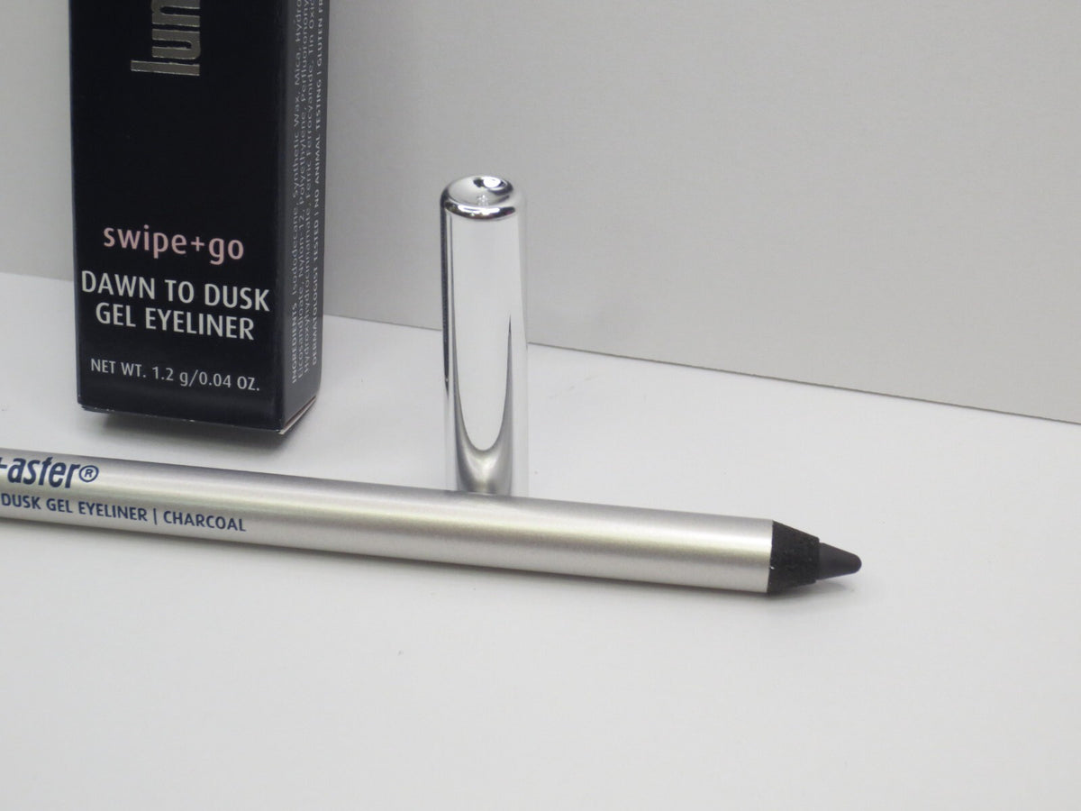 Charcoal Gel Eyeliner - Long-Lasting Dusk to Dawn Makeup, 0.04 oz x5
