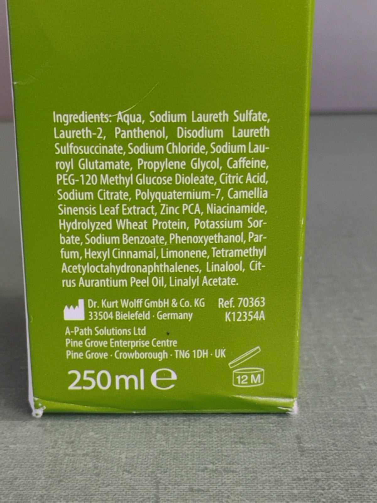 Plantur 39 Phyto Caffeine Shampoo 250ml for Thinning Hair & Scalp Care
