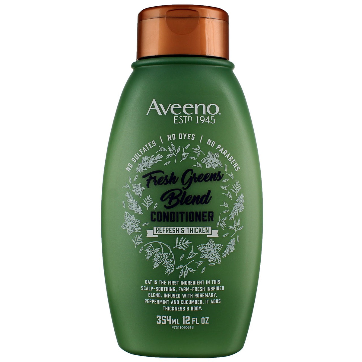 Aveeno Fresh Greens Blend Volumizing Conditioner for Fine Hair - 12 fl oz