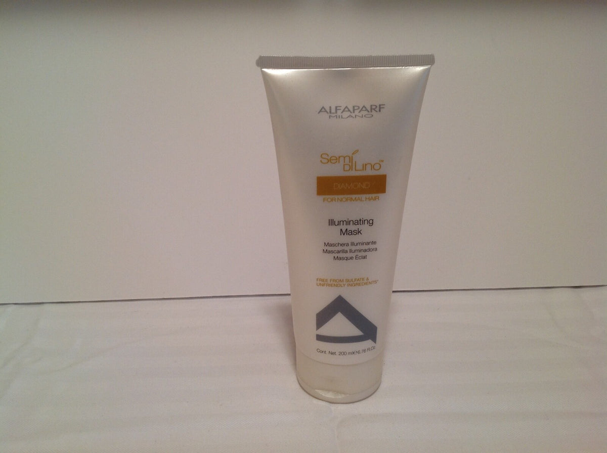 Alfaparf Semi Di Lino Diamond Illuminating Hair Mask 200ml - Nourishing & Brightening