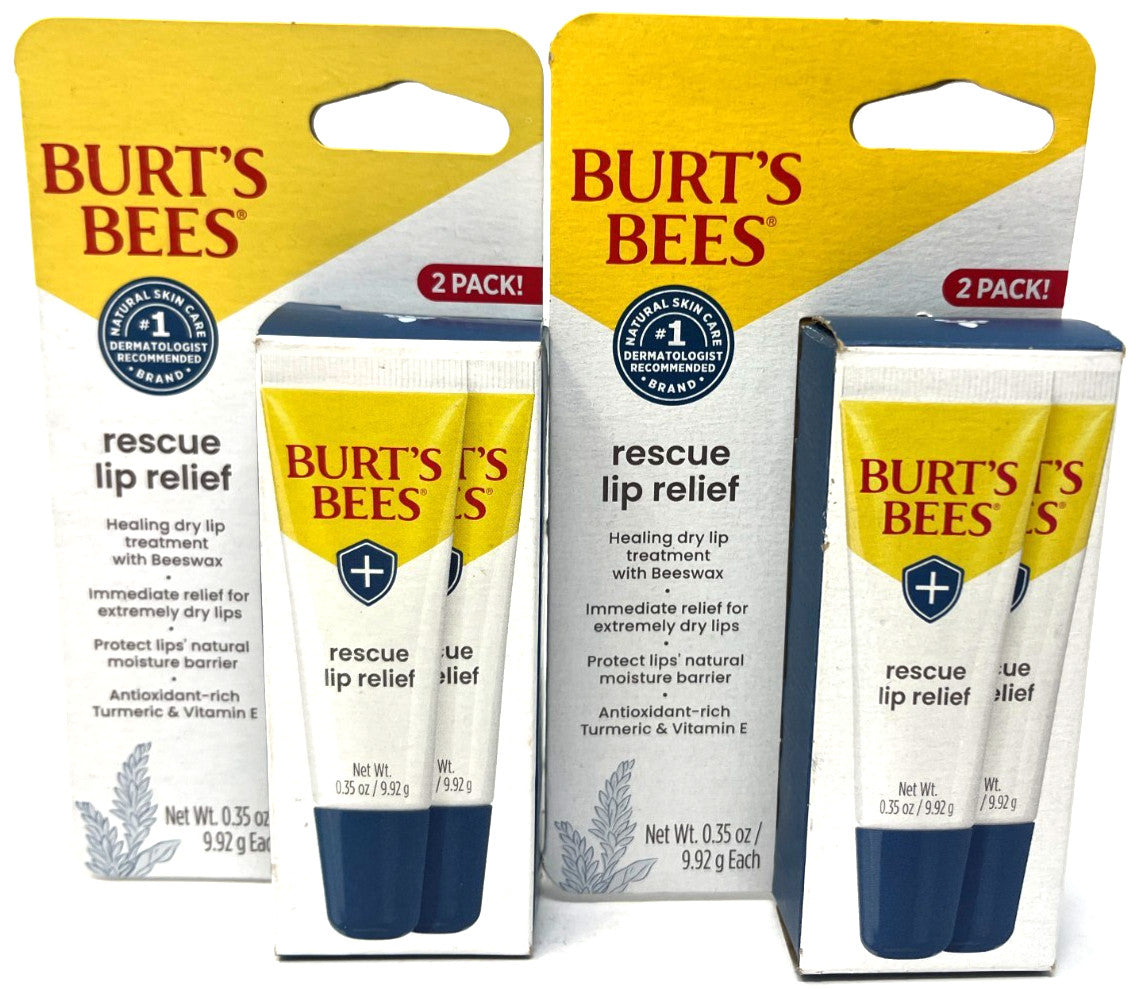 Lip Balm Set - 2 Pack Medicated Hydrating Lip Relief 0.35 oz Each