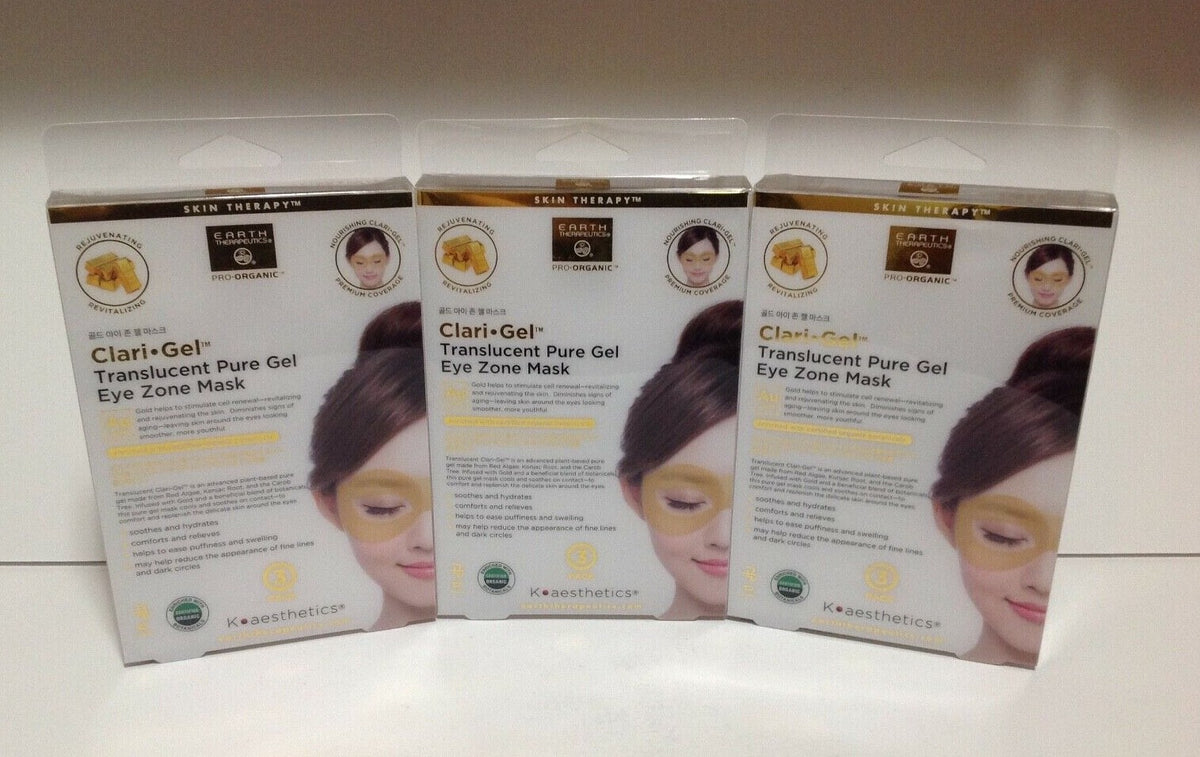 ClariGel Translucent Pure Gel Eye Mask - 3 Pack (9 Masks)