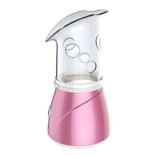 Dual Voltage Facial Steamer with Nasal & Facial Cones 110-220V Professional Spa
