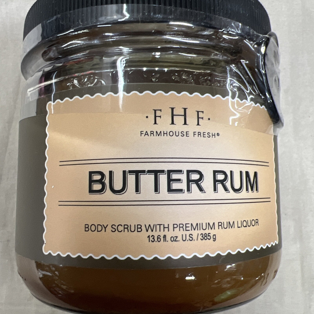 FarmHouse Fresh Butter Rum Body Scrub - 13.6. Fl Oz