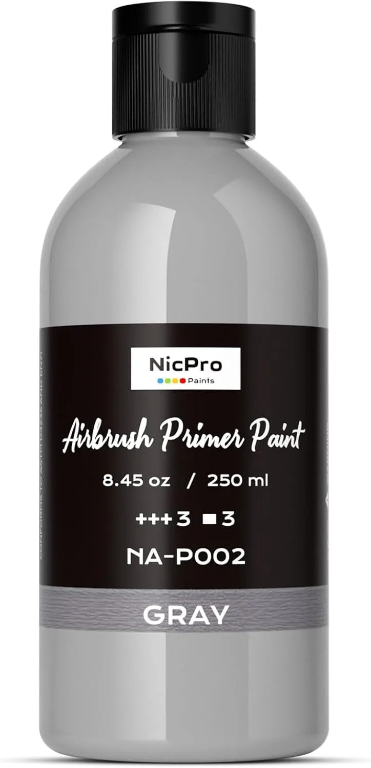 Acrylic Airbrush Primer for Models and Miniatures - Matte Finish, 8.4oz