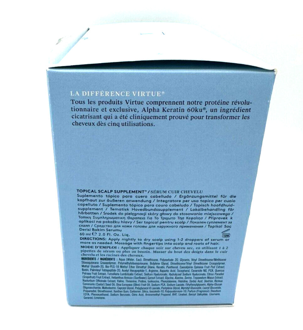 Virtue Scalp & Hair Treatment Kit for All Hair Types - Topical & Exfoliating