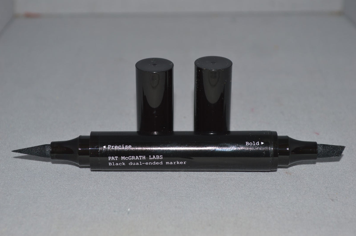 Pat McGrath Dual Ended Marker - Precise & Bold Black 0.11oz New