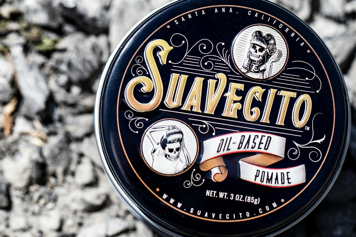 Oil Based Pomade for Hair - Medium Hold & Shine, 3 oz Tin Can