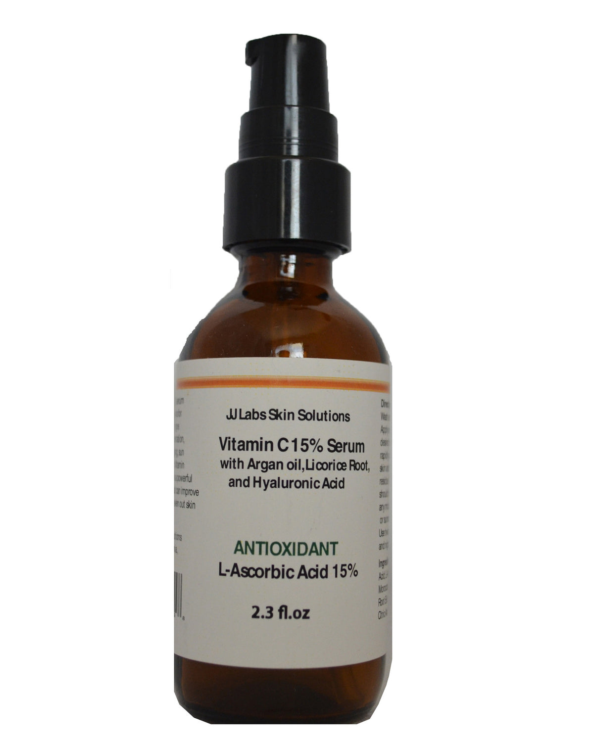 Vitamin C Serum with Argan Oil, Licorice & Hyaluronic Acid - 10-25% Concentration