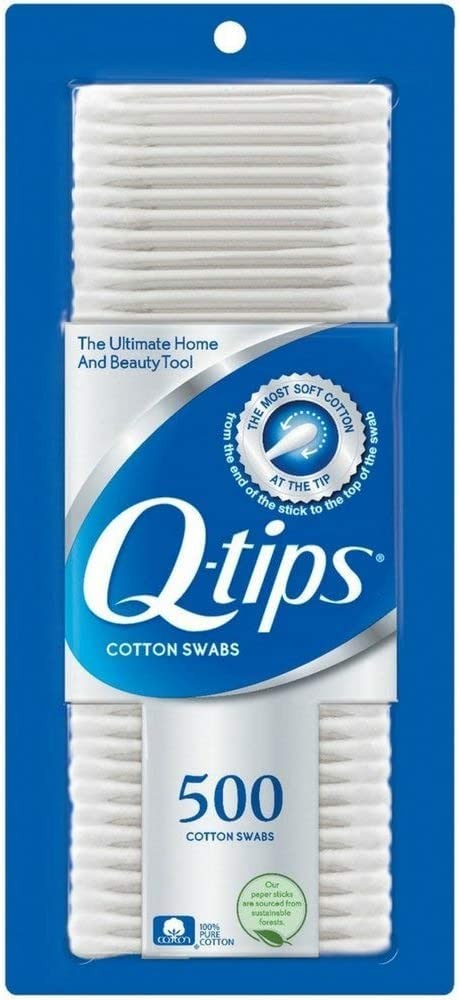 Cotton Swabs Pack of 3 - 1500 White Hygienic Q-Tips for Baby & Pet Care