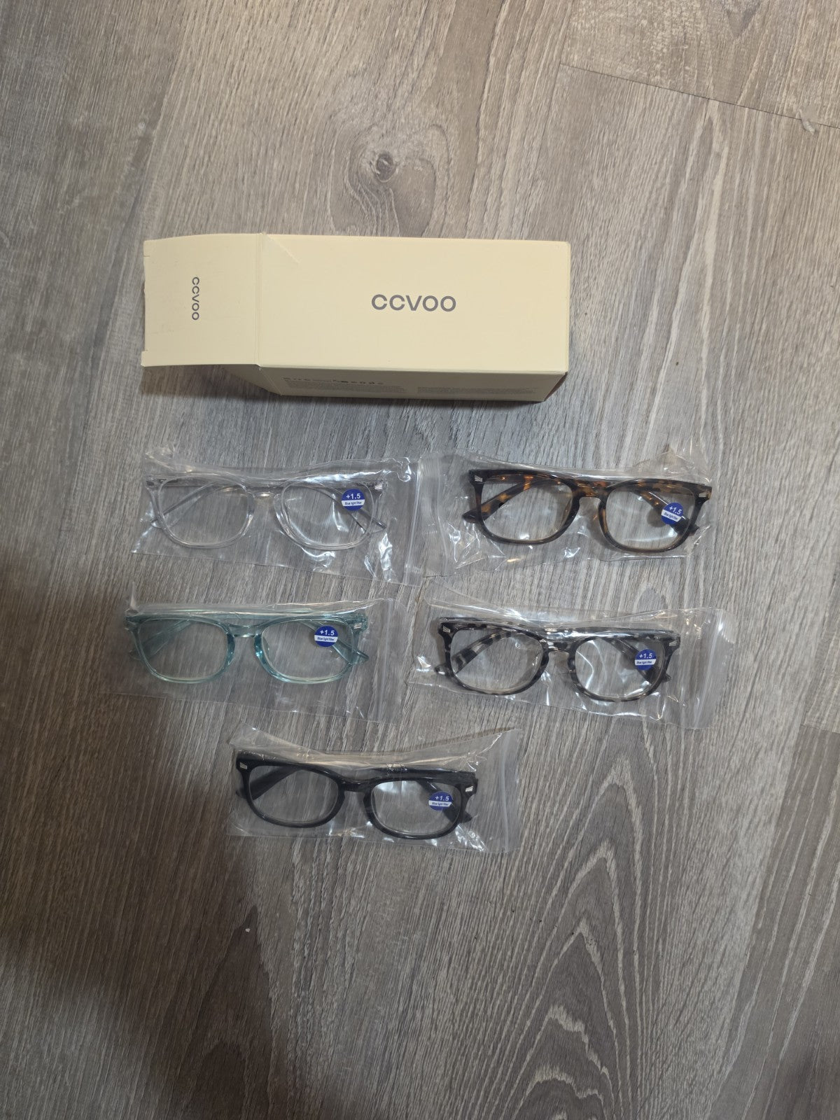 Reading Glasses for Women 1.5 Magnification Pack of 5