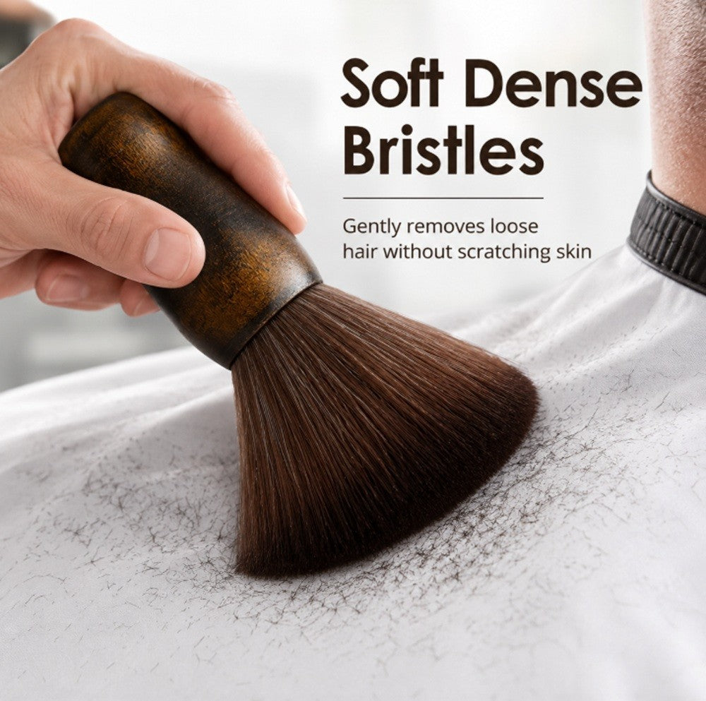 Neck Duster Brush for Haircut Cleanup and Grooming - Salon & Home Use