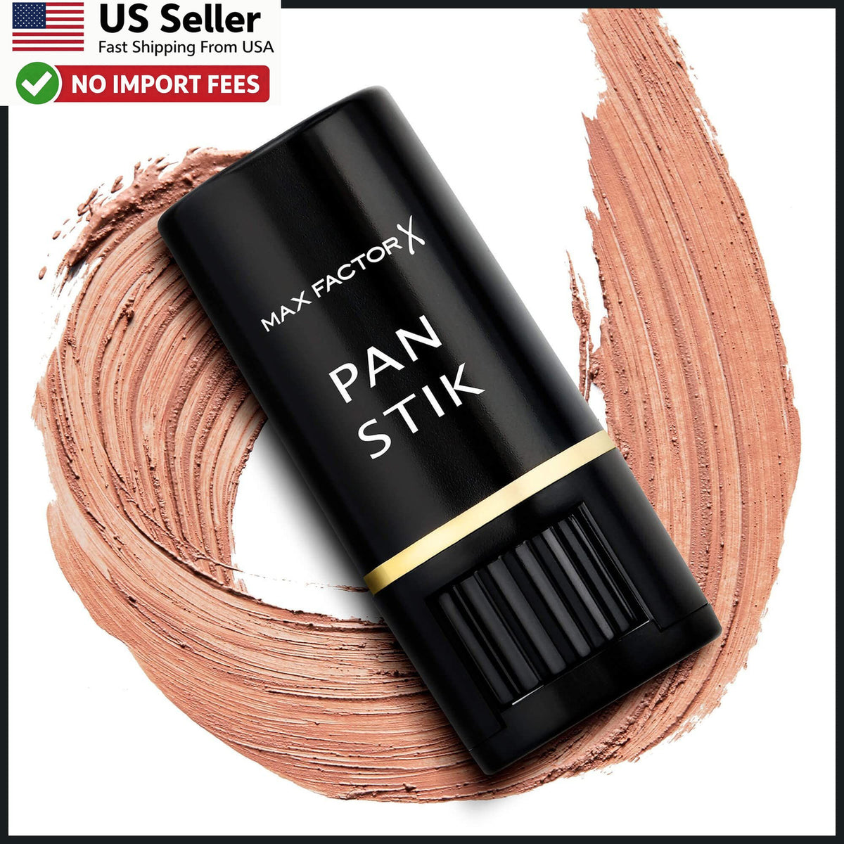 High Coverage Foundation Stick - True Beige, 0.31 Oz Makeup for Face & Blemish Concealing