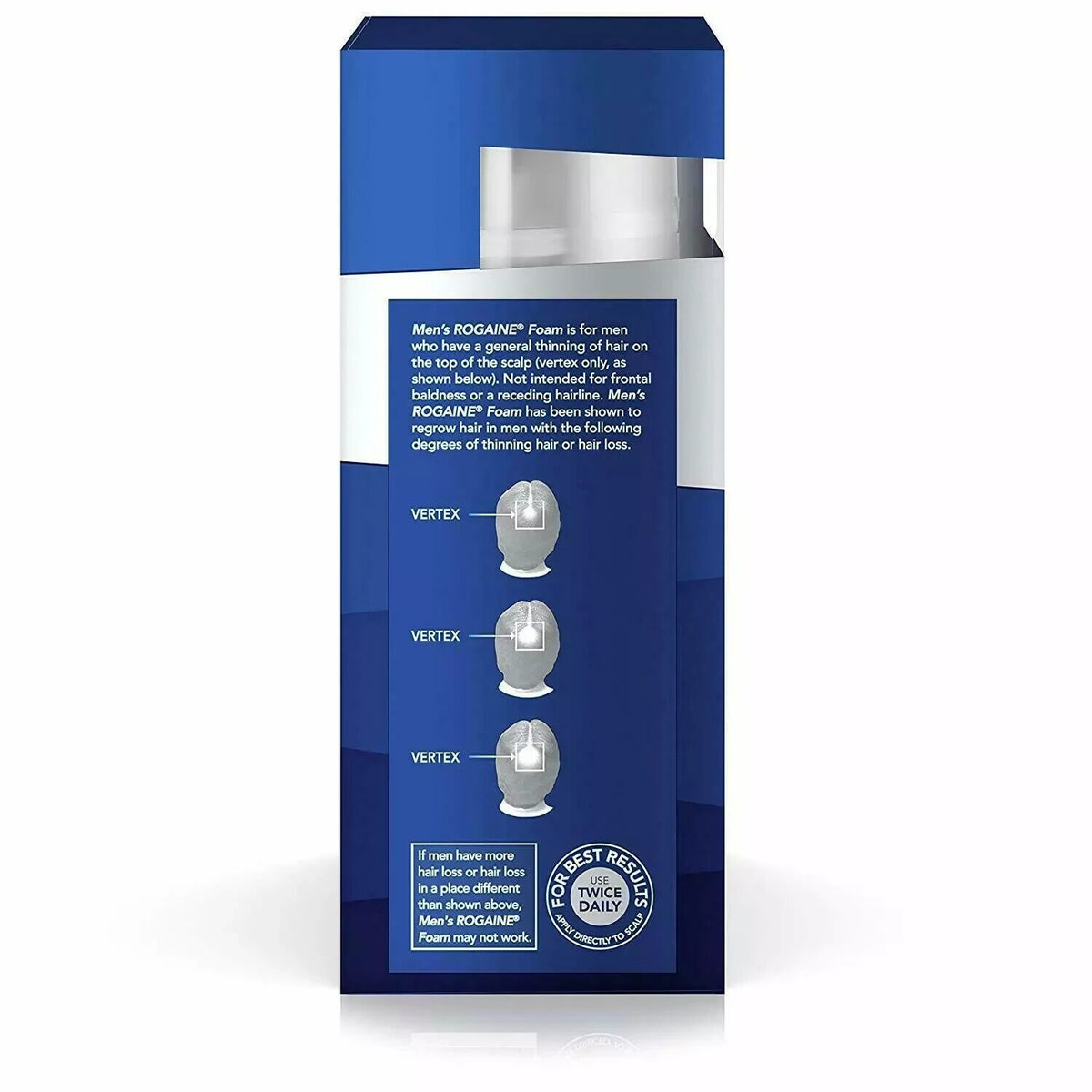 5% Minoxidil Hair Regrowth Foam for Men - 3 Month Supply