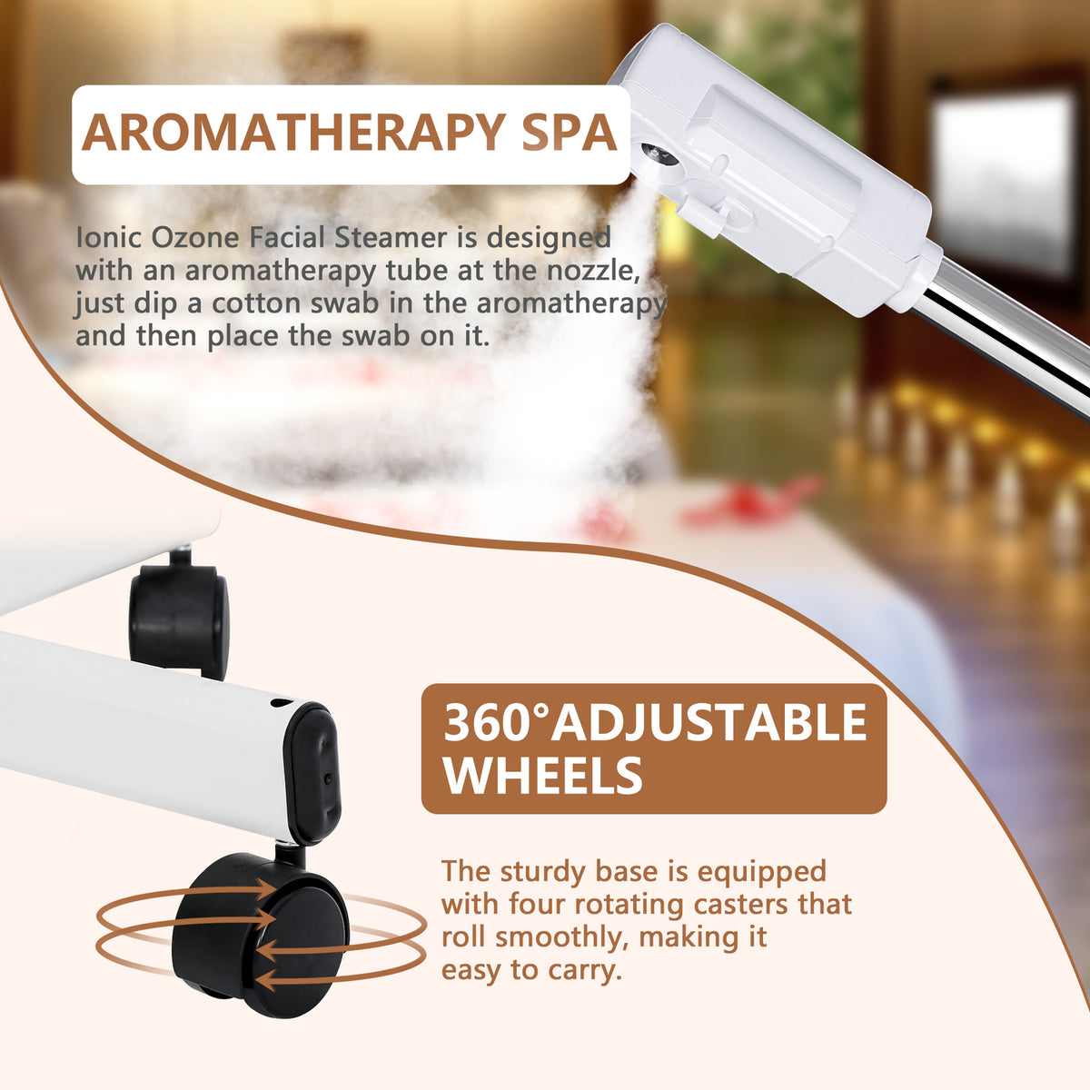 Professional Facial Steamer with Ozone & Steam Modes