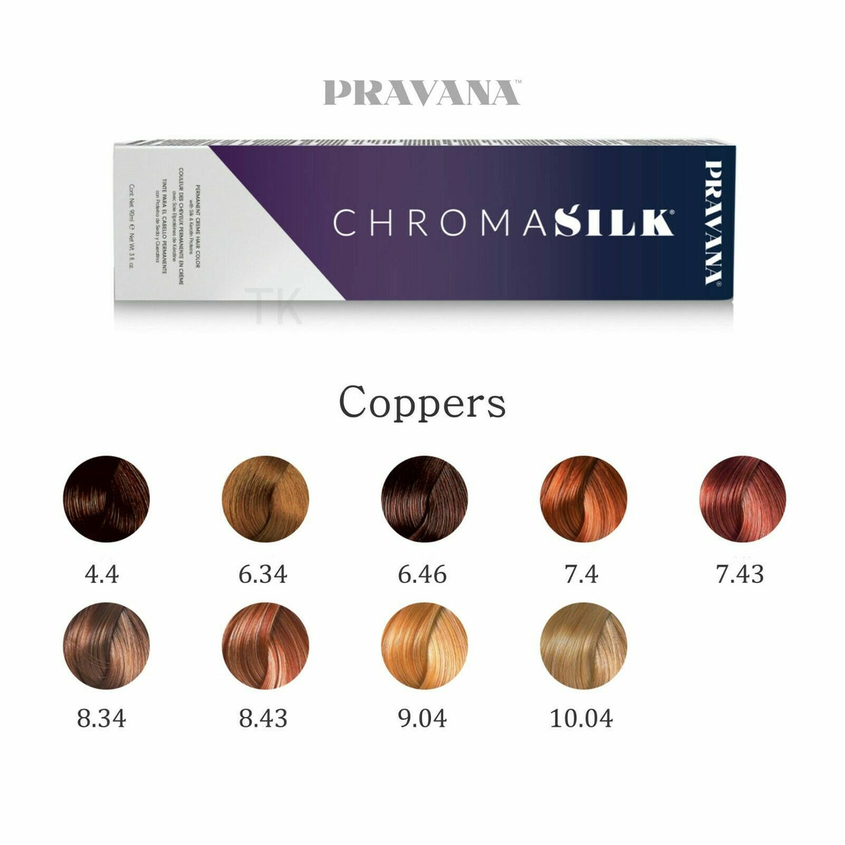 PRAVANA CHROMASILK Permanent Creme Hair Color 3oz