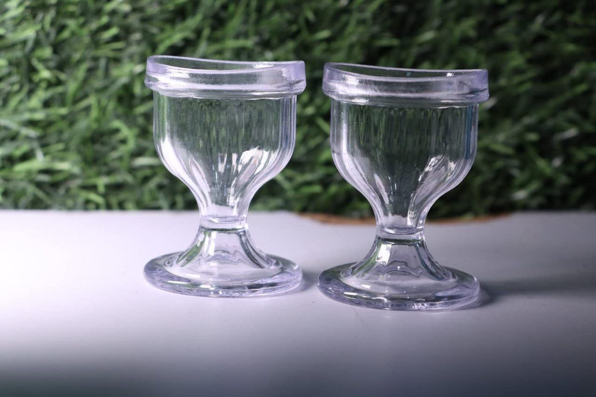 Transparent Eye Wash Cup with Storage Container - Eye Rinse & Cleansing Kit