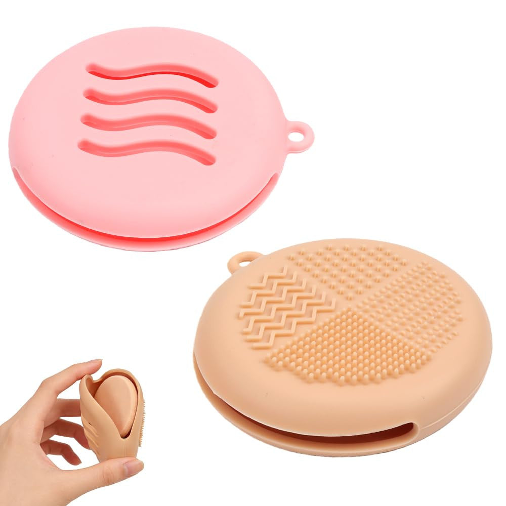 Silicone Makeup Puff Case - Portable Breathable Powder Sponge Holder