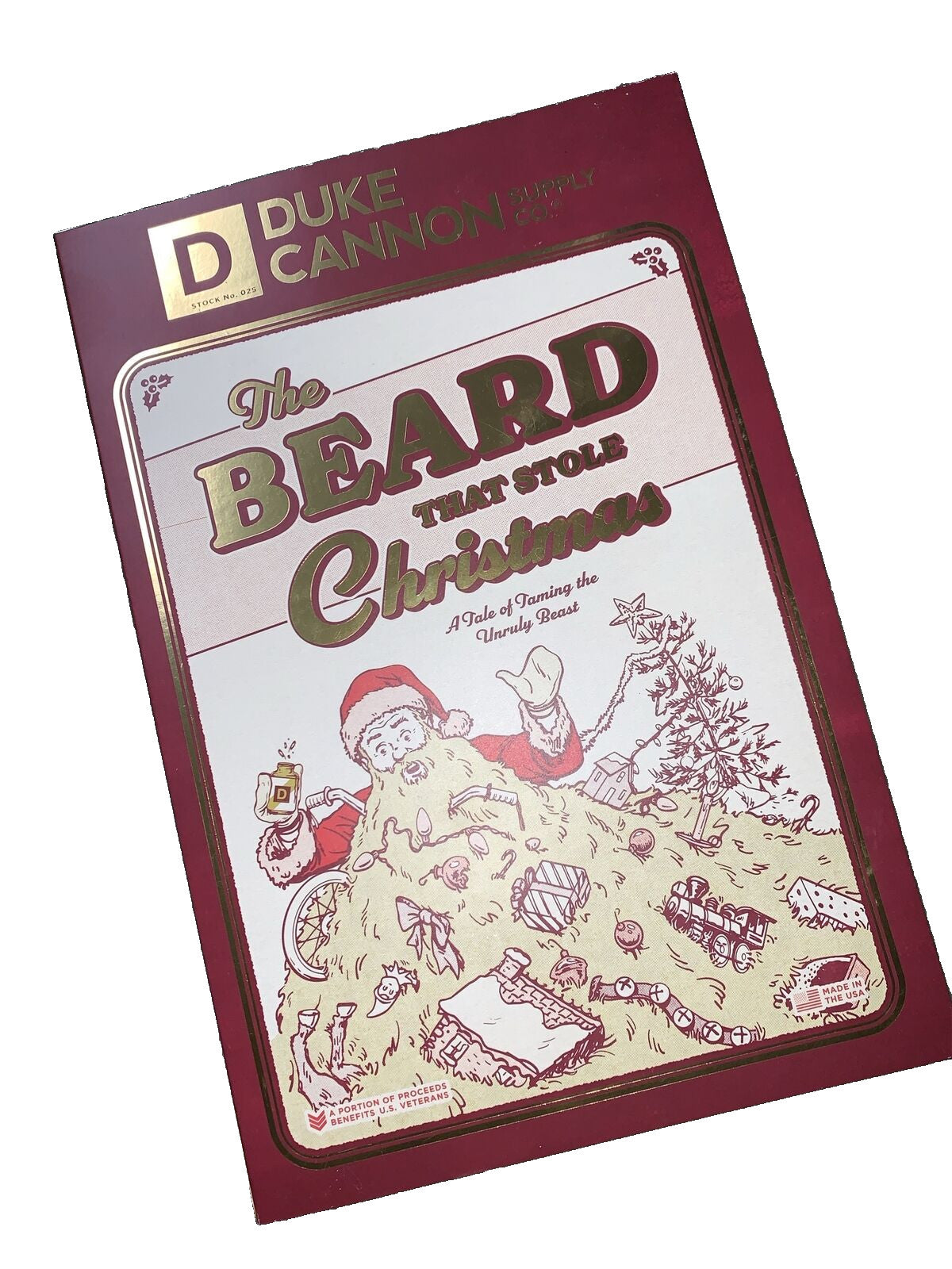 Duke Cannon Supply The Beard That Stole Christmas 3pcGift Set Wash Oil