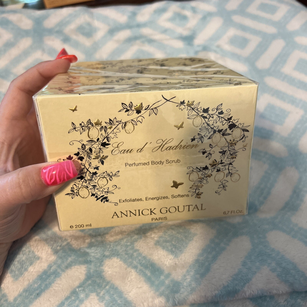 Annick Goutal Eau D’Hadrien perfumed BODY SCRUB! 6.7 Oz EXTREMELY