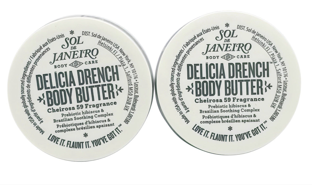 Delicia Drench Body Butter Travel Size 0.84 oz - Pack of 2