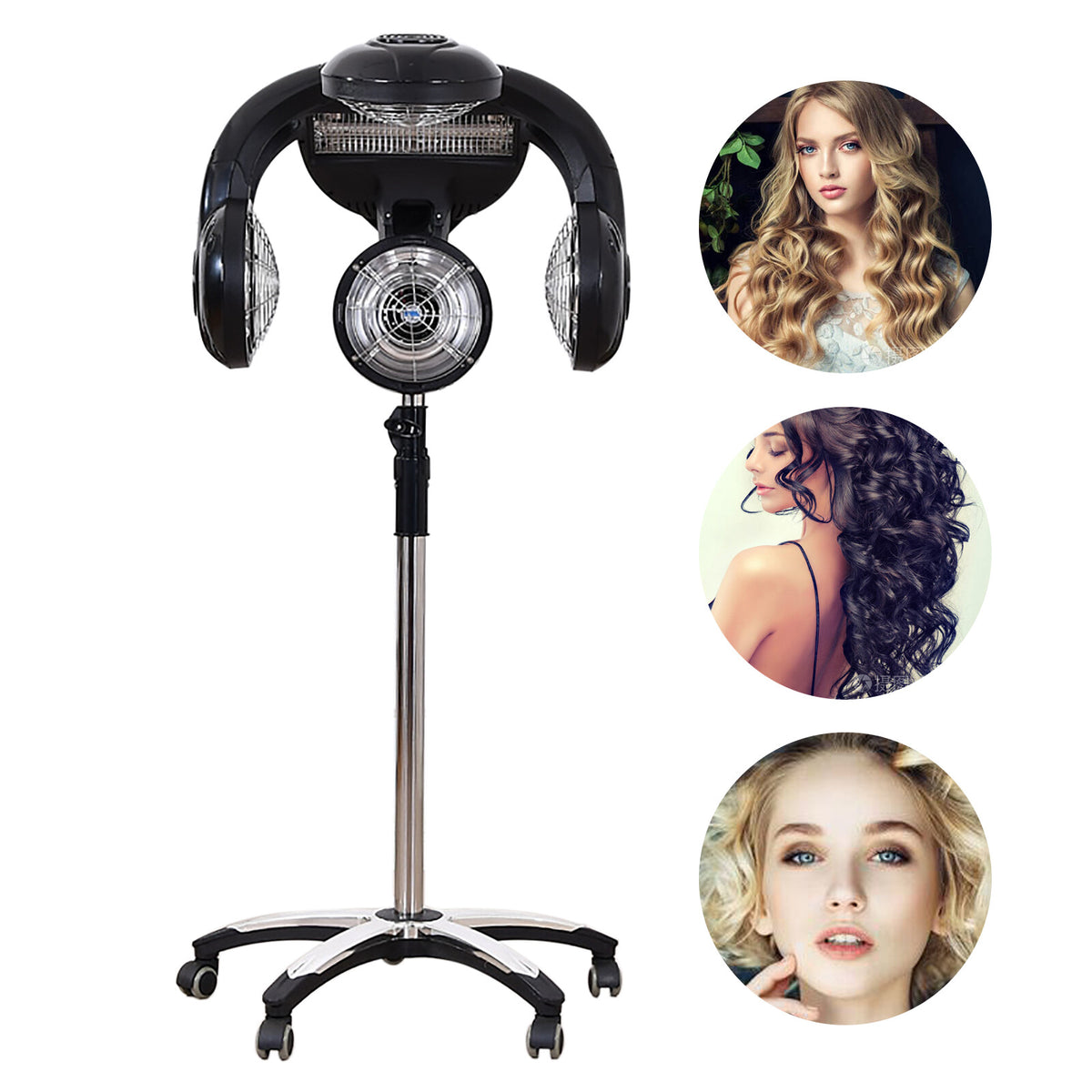 1400W Standing Hair Dryer Processor with Infrared Lamp