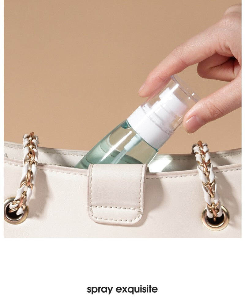 Travel Spray Bottle 100ml Fine Mist Refillable PETG Portable Container