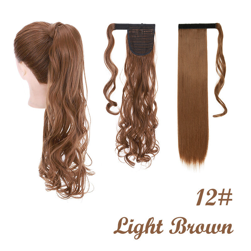 Ponytail Wrap Around Hair Extensions - Clip-In & Thick Styling