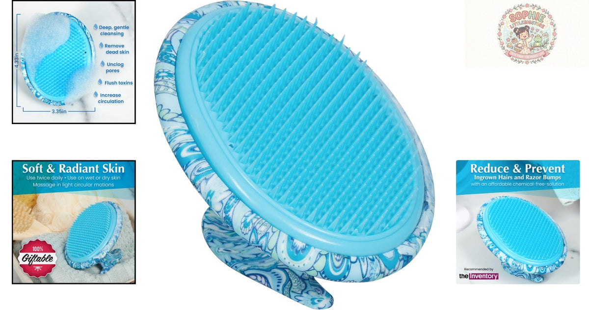 Gentle Exfoliating Brush for Ingrown Hairs: Pre-Shave Skin Treatment