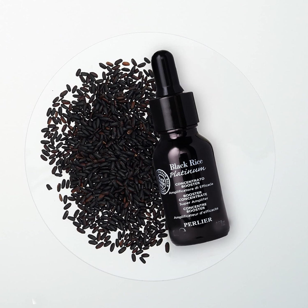 Black Rice Platinum Face Serum Booster - Anti-Aging Skin Concentrate 0.5 Fl Oz