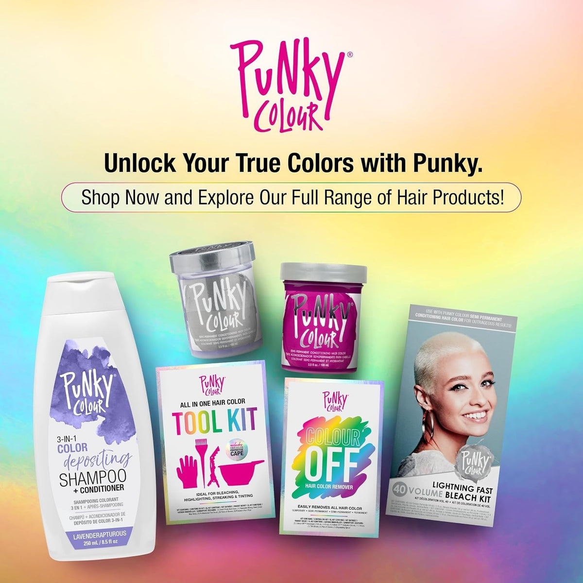 Long-Lasting Purple Hair Dye 3-in-1 Conditioner & Cleanser 8.5 oz