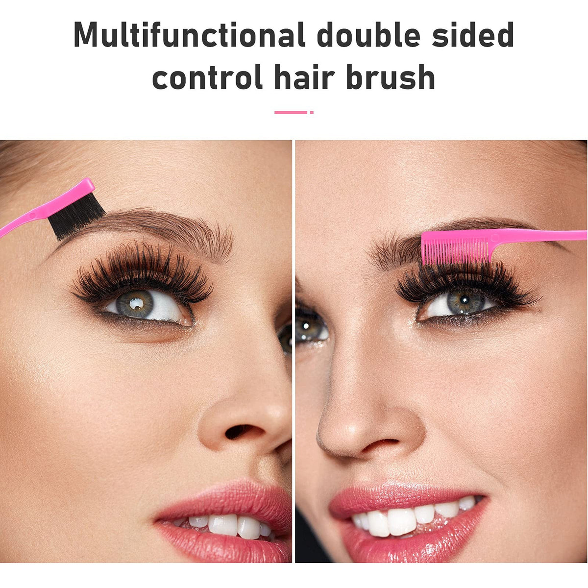 Hair Brush Set - Nylon Teasing Brushes for Salon & Styling, 12 Pieces
