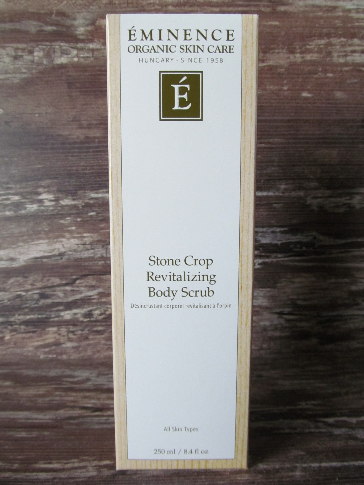 EMINENCE Organic Skin Care STONE CROP REVITALIZING BODY SCRUB 8.4 oz