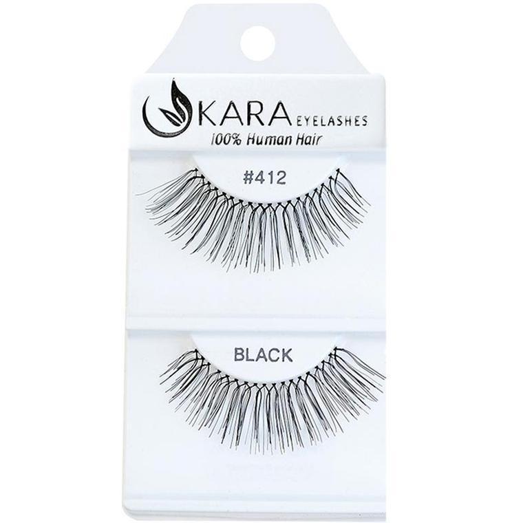 6 Pairs 100% Human Hair False Eyelashes - Kara Assorted Styles