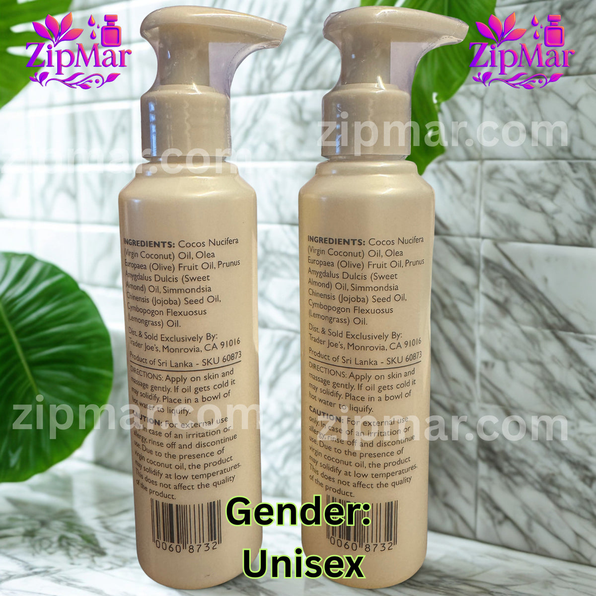 Lemongrass Coconut Body Oil - 2 Pack, 4.8 fl oz Each