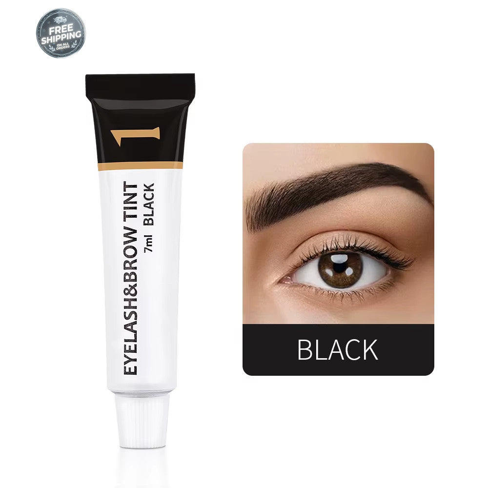 Waterproof Eyelash & Eyebrow Dye Tint Kit Long Lasting Color Gel - Multiple Shades