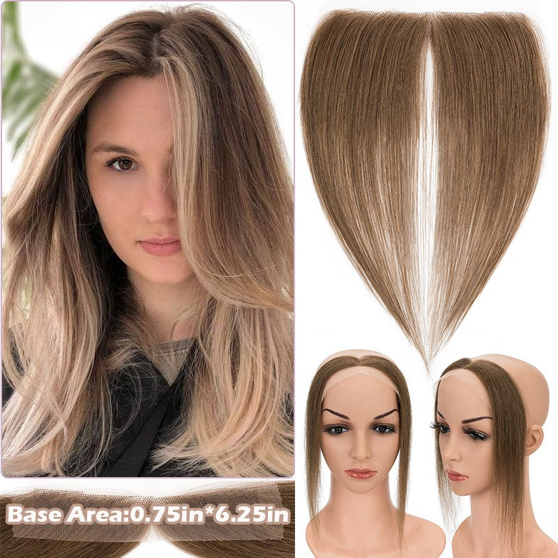 Full Lace Hair Topper with Wire for Women - Natural Human Hair Frontal