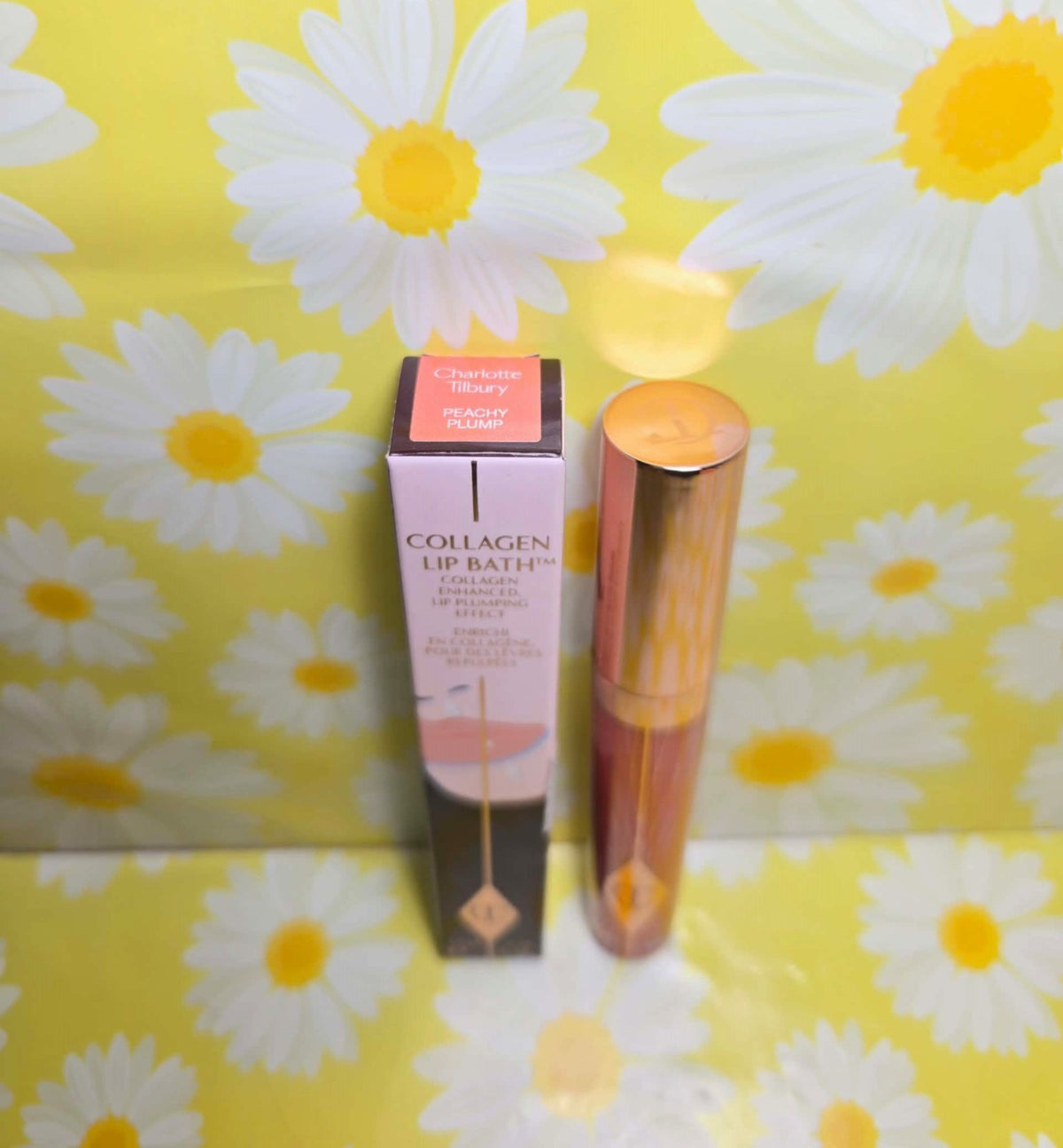 Charlotte Tilbury Collagen Lip Bath Peachy Plump 0.26 fl oz Full Size New