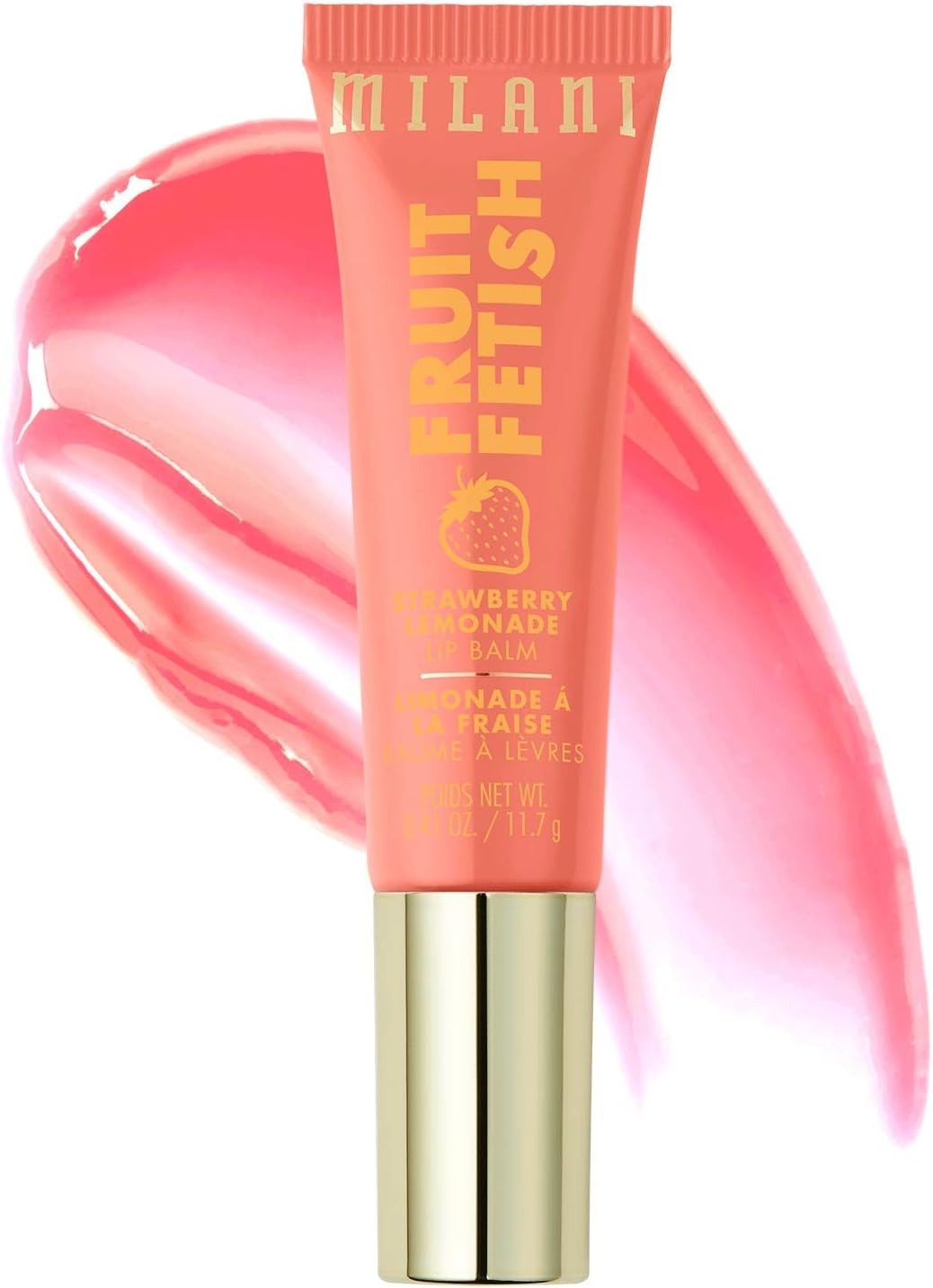 Milani Tinted Lip Balm Pack of 3 - Strawberry Lemonade Hydrating Lip Treatment