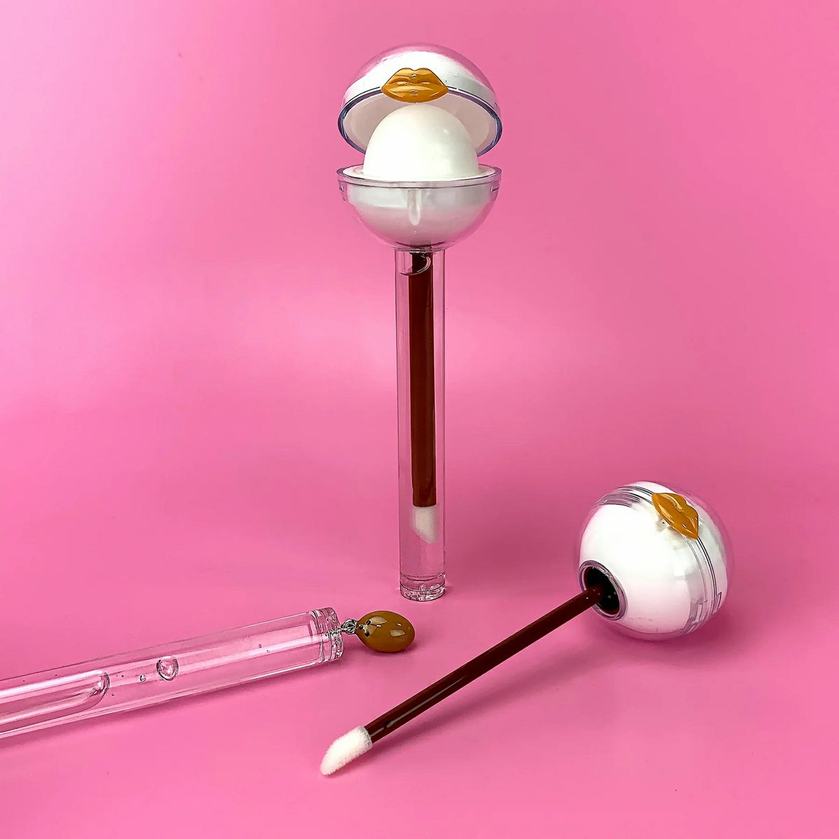 Glossy Pops Coconut Craze Lip Balm & Lip Gloss Set - Vegan & Cruelty-Free