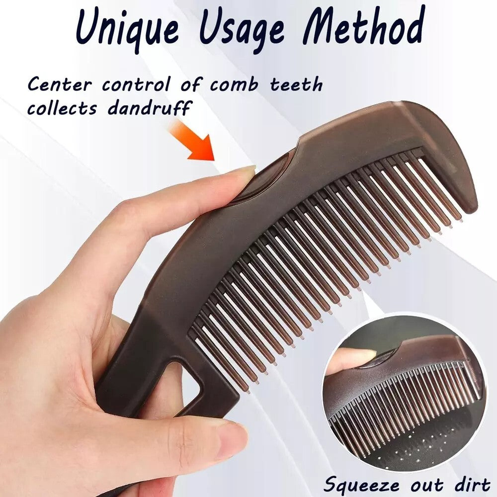 Dandruff Removal Comb for Scalp Care & Hair Health - Reduces Itching & Buildup