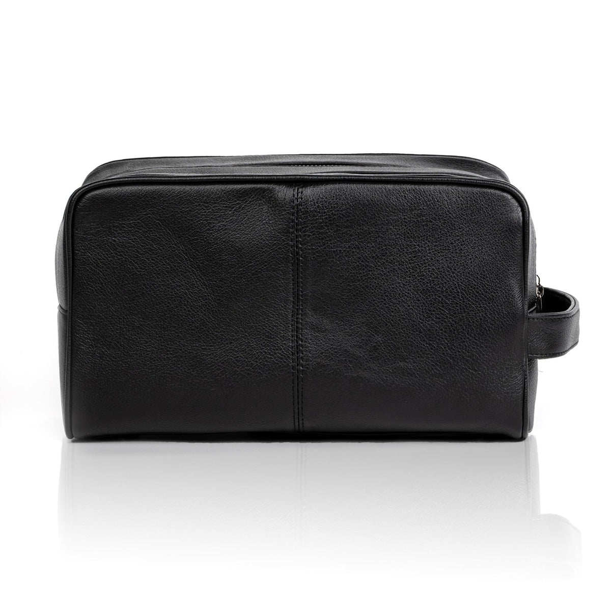 Leather Men’s Toiletry Bag Travel Organizer with Multiple Compartments