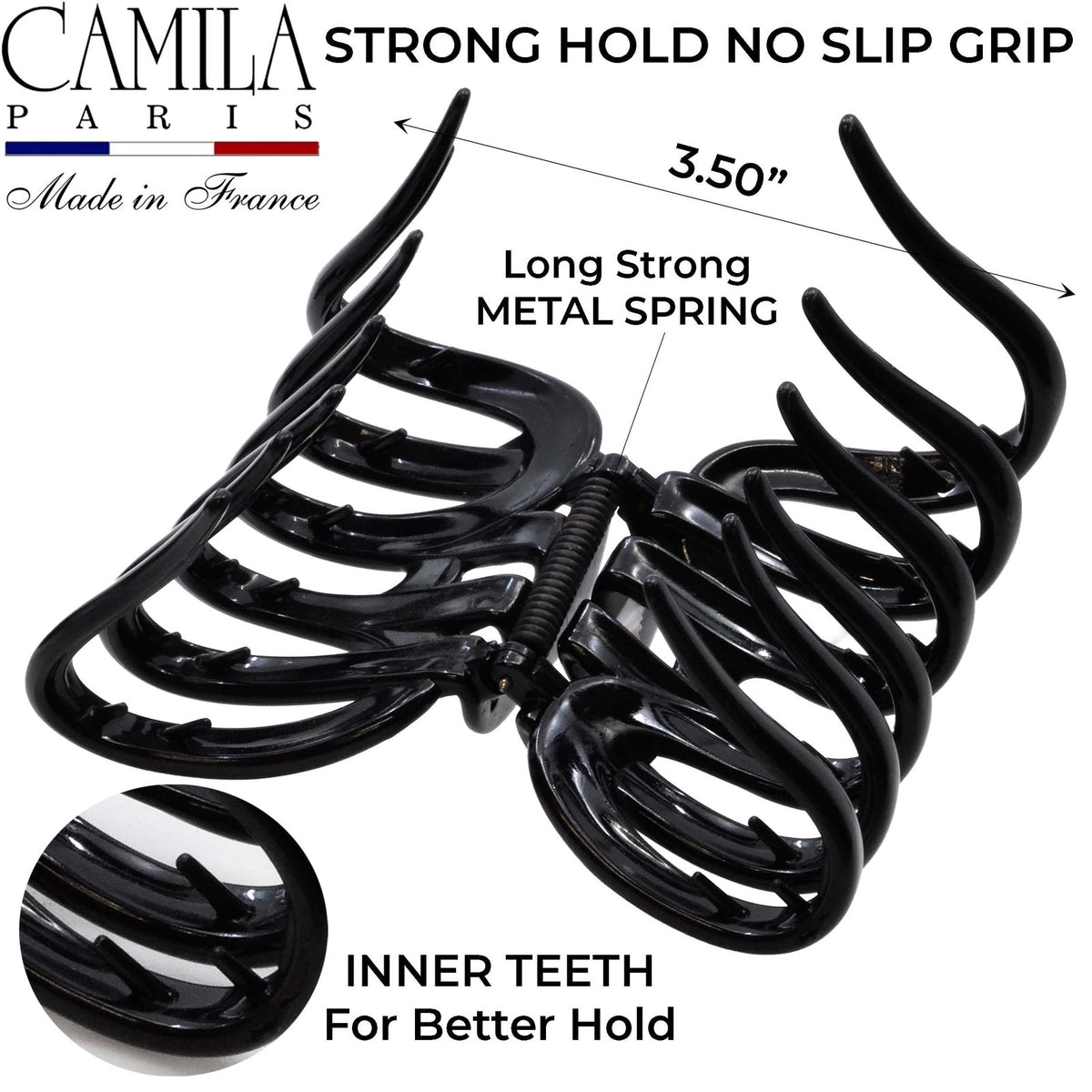 Camila Paris AD719 Octopus Hair Clips 3.75" Large 1 Count (Pack of