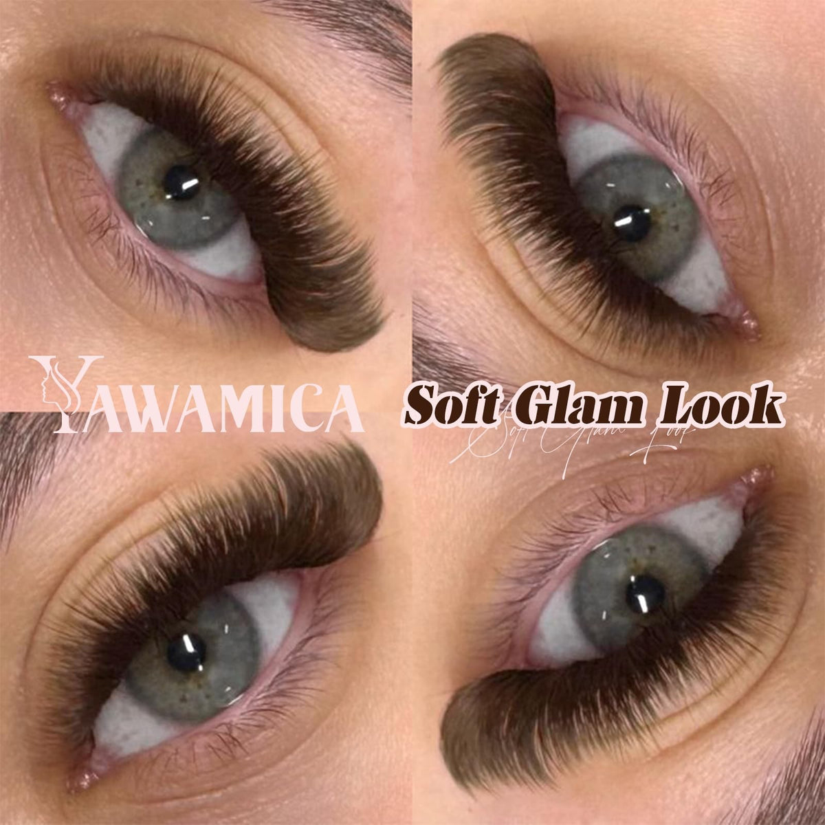 Dark Brown Lash Clusters 80D Fluffy Wispy Volume DIY Eyelash Extensions 240 Count