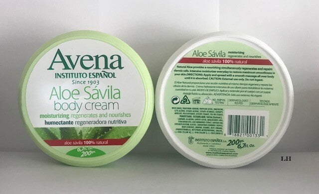 Aloe Avena Body Cream Moisturizer - 200g (2 Pack)